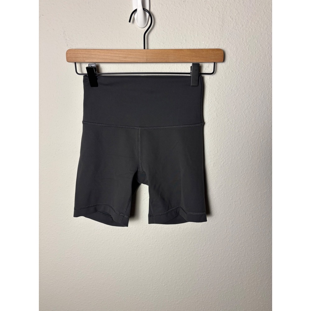 Lululemon Wunder Train High-Rise Short 6 Gray Size 4 LW7BESS